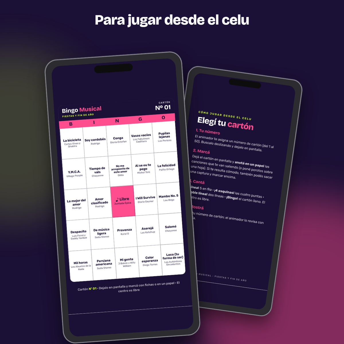Bingo Musical: 3 ediciones